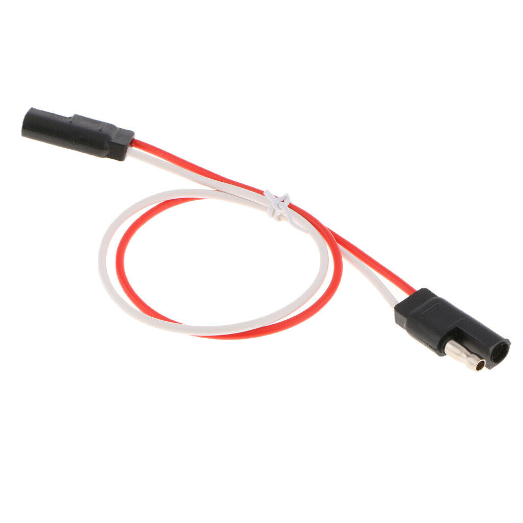6Pcs Quick Disconnect 18 Gauge 13" 2 Pin SAE Wire Harness Plug Waterproof