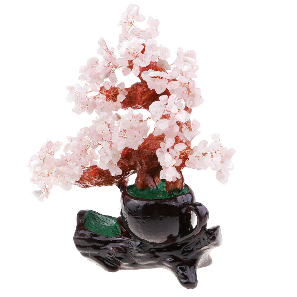 Bonsai Style Crystal Tree Feng Shui Bring Wealth Luck Tree Decor Tea Pot  03