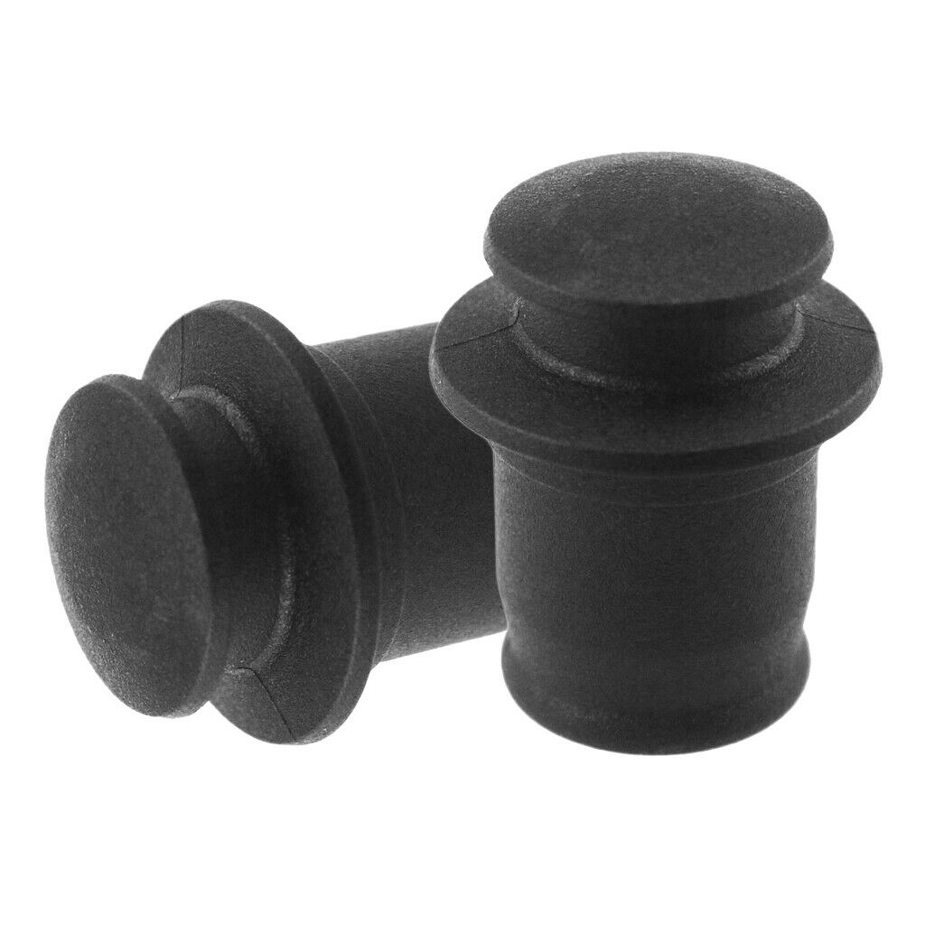 2x Automobile Cigarette Lighter 12V Outlet Plug AP208 Cover Cap Car Black