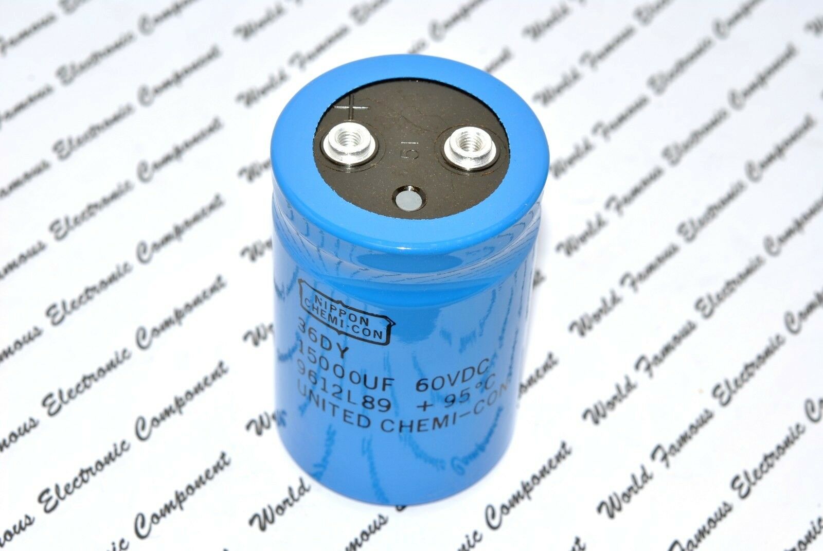 1pcs - NIPPON 36DY 15000uF 60V Screw Terminal Aluminum Electrolytic Capacitor