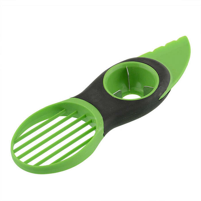 Utensil for Avocado 3 IN 1 Pits, Peels And Cut IN Slice New