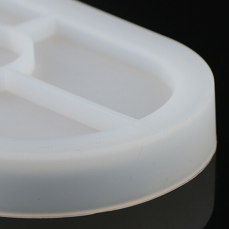 Concrete Oval Mold Ashtray Coaster Square Flexible Silicone Tray Mold Epo.l8