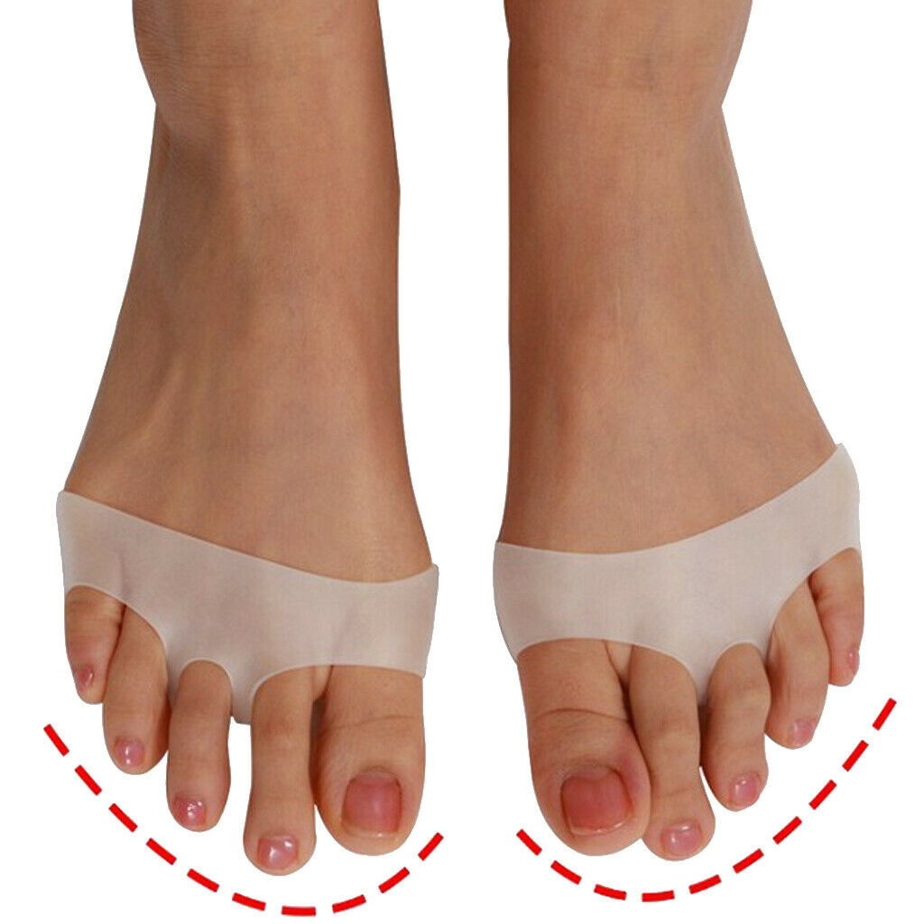 10x Gel Metatarsal Sore Ball Forefoot Pads Ball of Foot Cushion Clear New