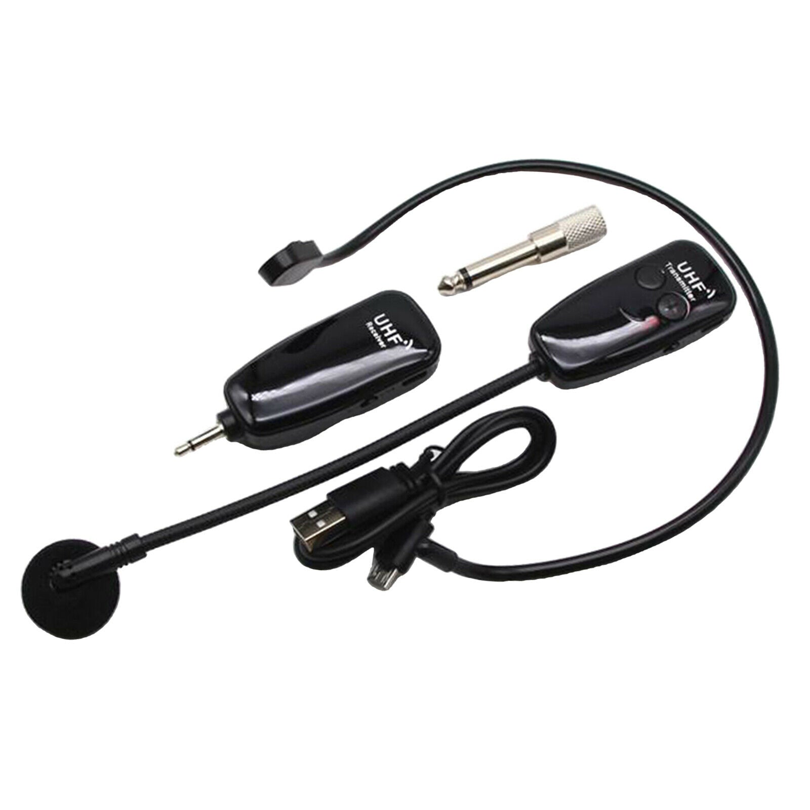 Wireless microphone & amp; Transmitter Headset Mic for Stage Speakers Public