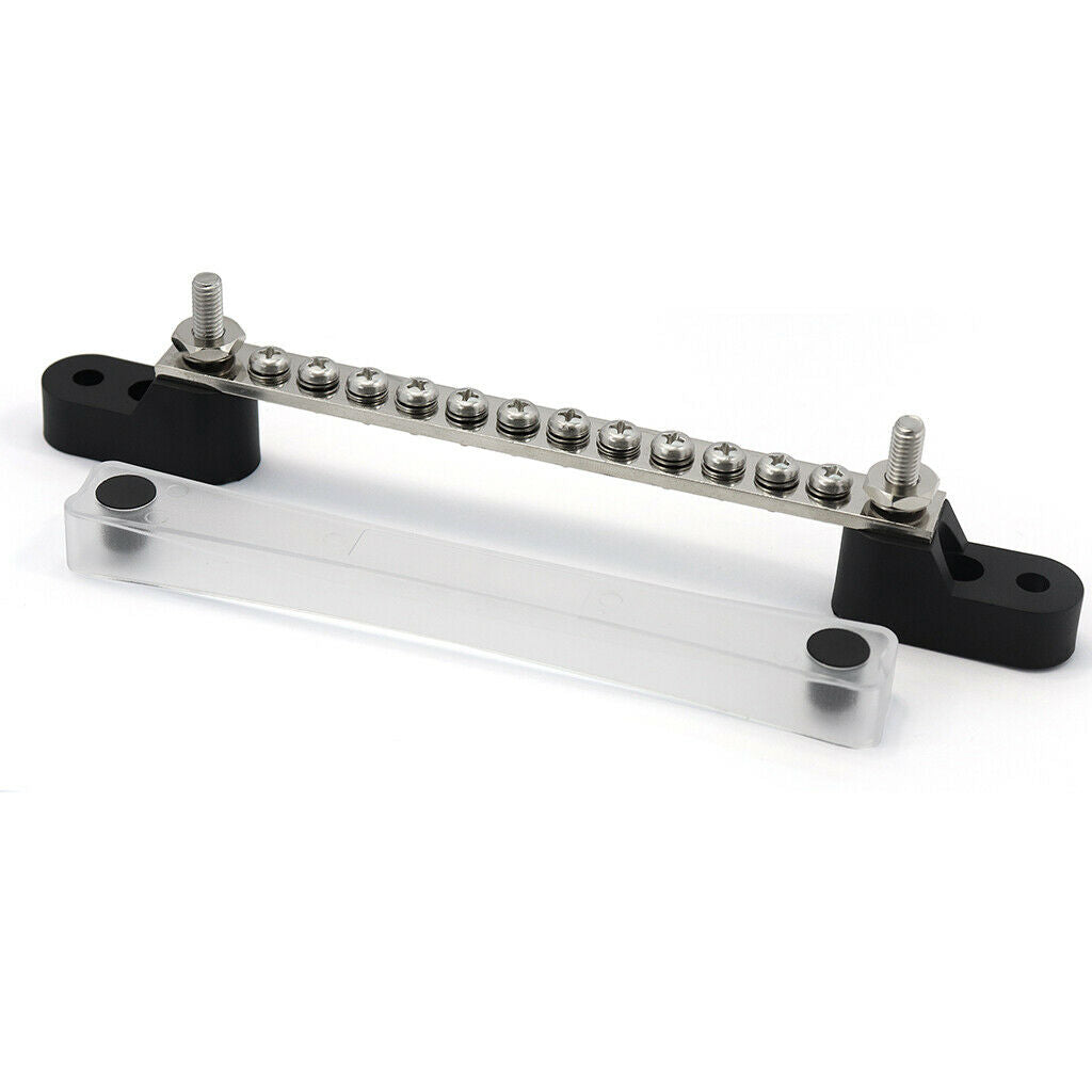 1 Piece Bus Bar Electrical Terminal Plastic Voltage: 12V-48V Ear Studs Size: 2 X