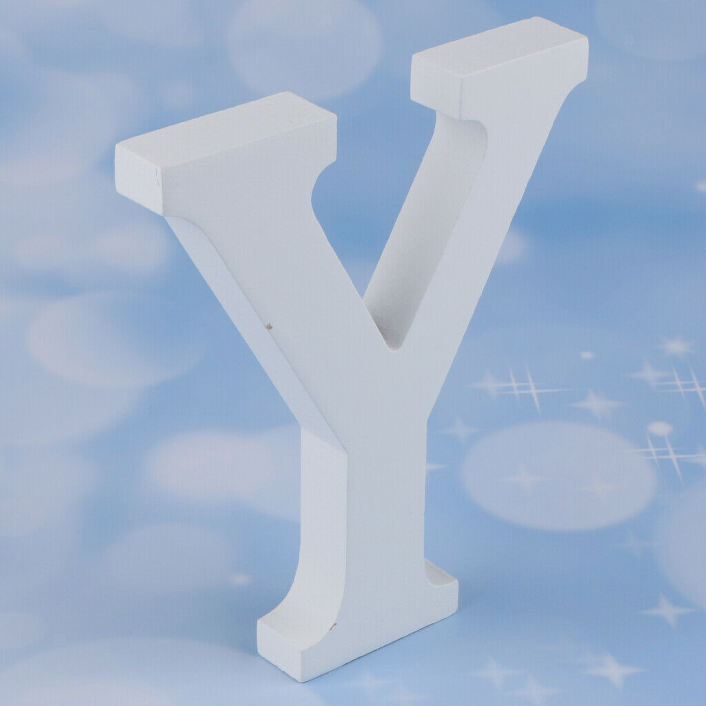 Hanging Wall 26 Letters Wooden Alphabet Wall Letter for Children Baby Name Y
