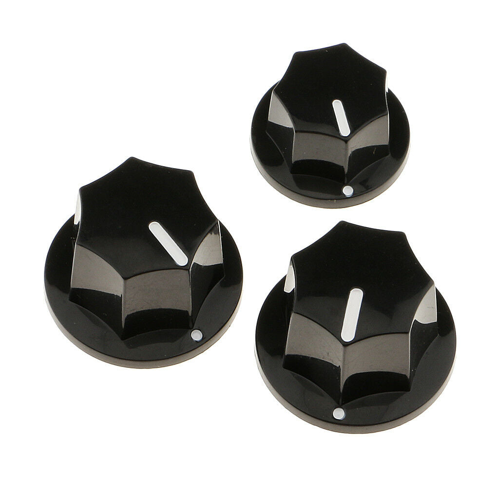 Set of 6 Large+Small Volume&  Control Knob for Jazz Bass Electric Guitar