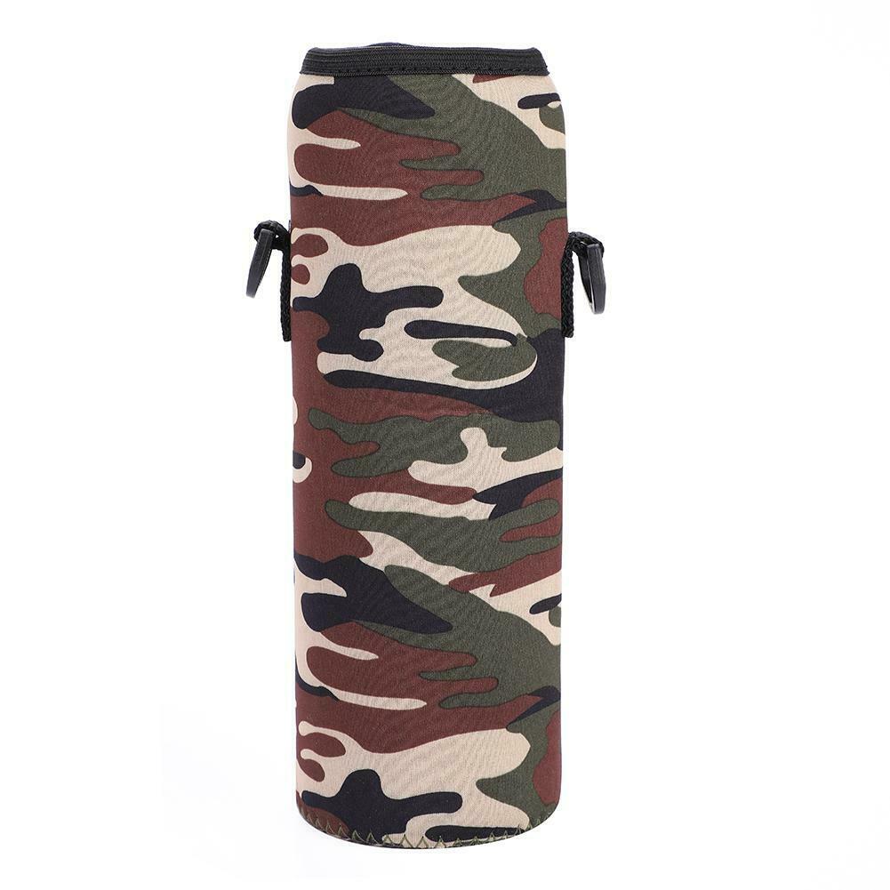 1L Water Bottle Carrier Thermal Insulated Cover Bag Holder Strap Pouch Washable