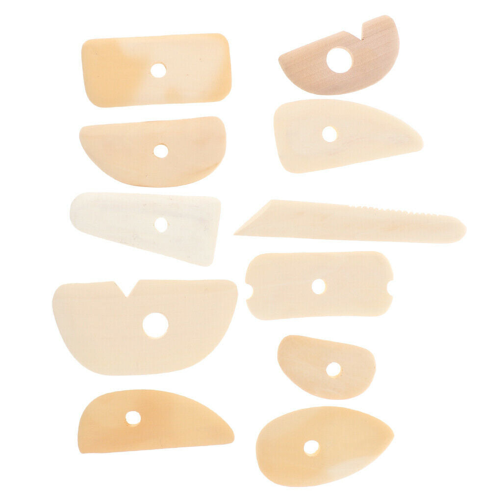 11 Pcs Wood Ceramic Clay Sculpting Tools Set Ceramic Fashion Modeling