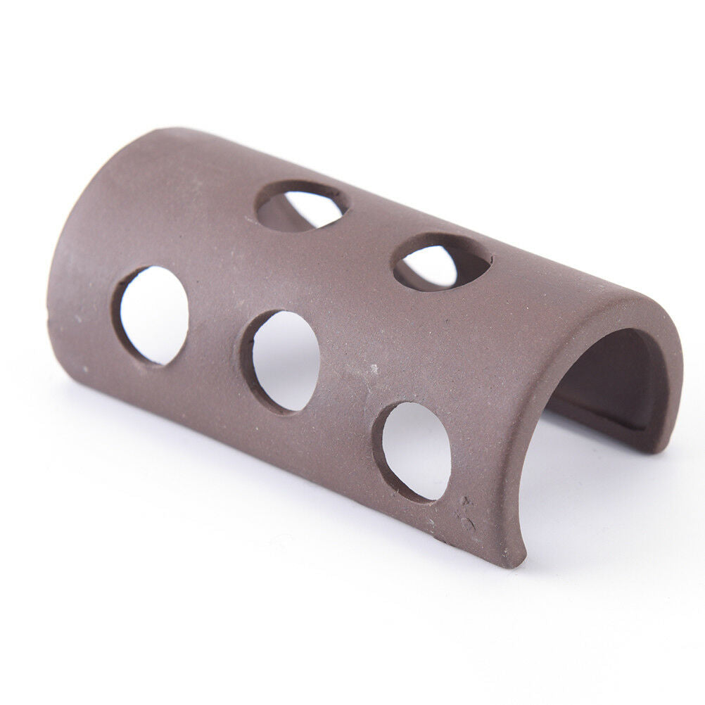 Aquarium Ceramic Rock Cave Shelter Hiding Spots Fish Tank Ornament Decorat.l8