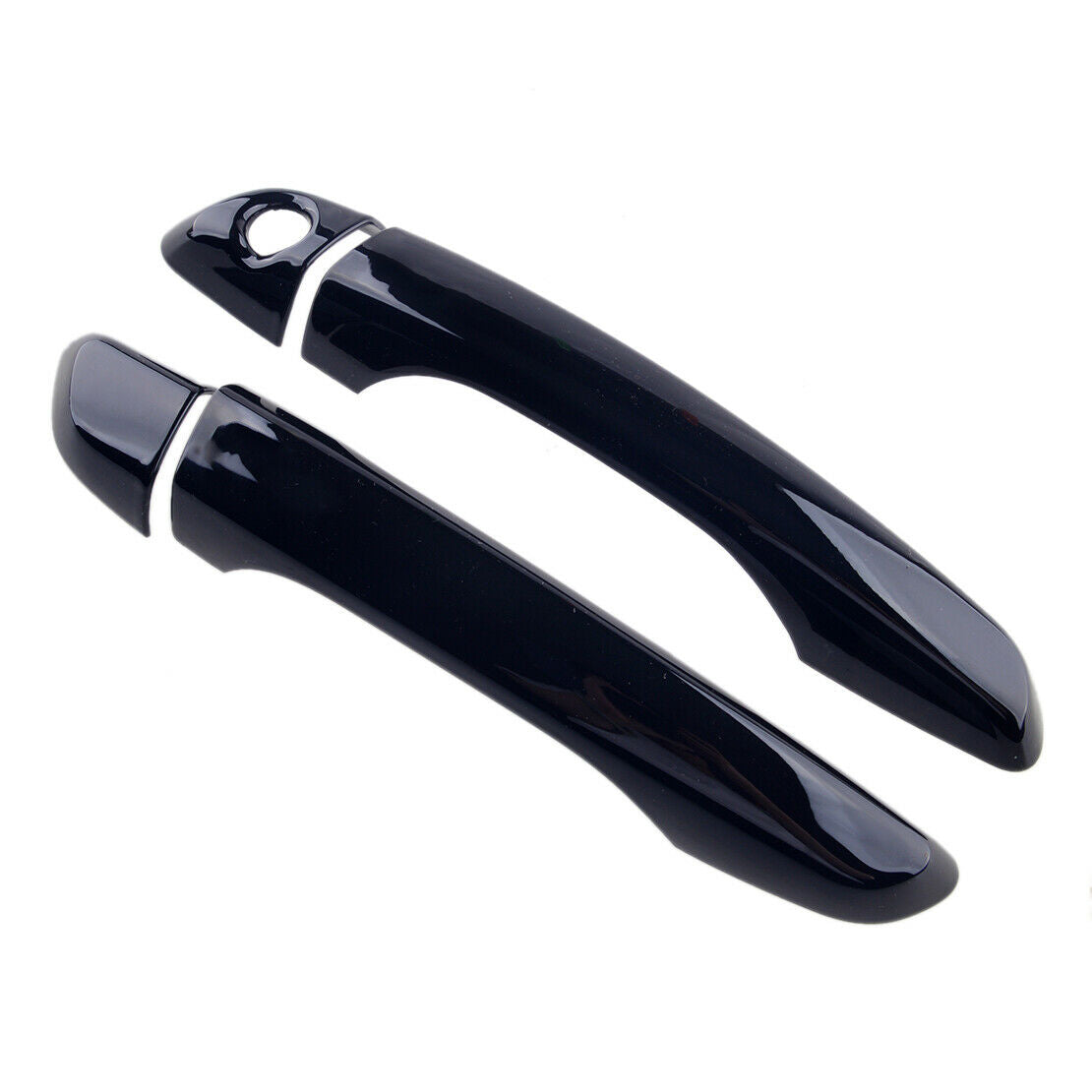 Black Outside Door Handle Cover Trim Fit For Hyundai Elantra 2017-20