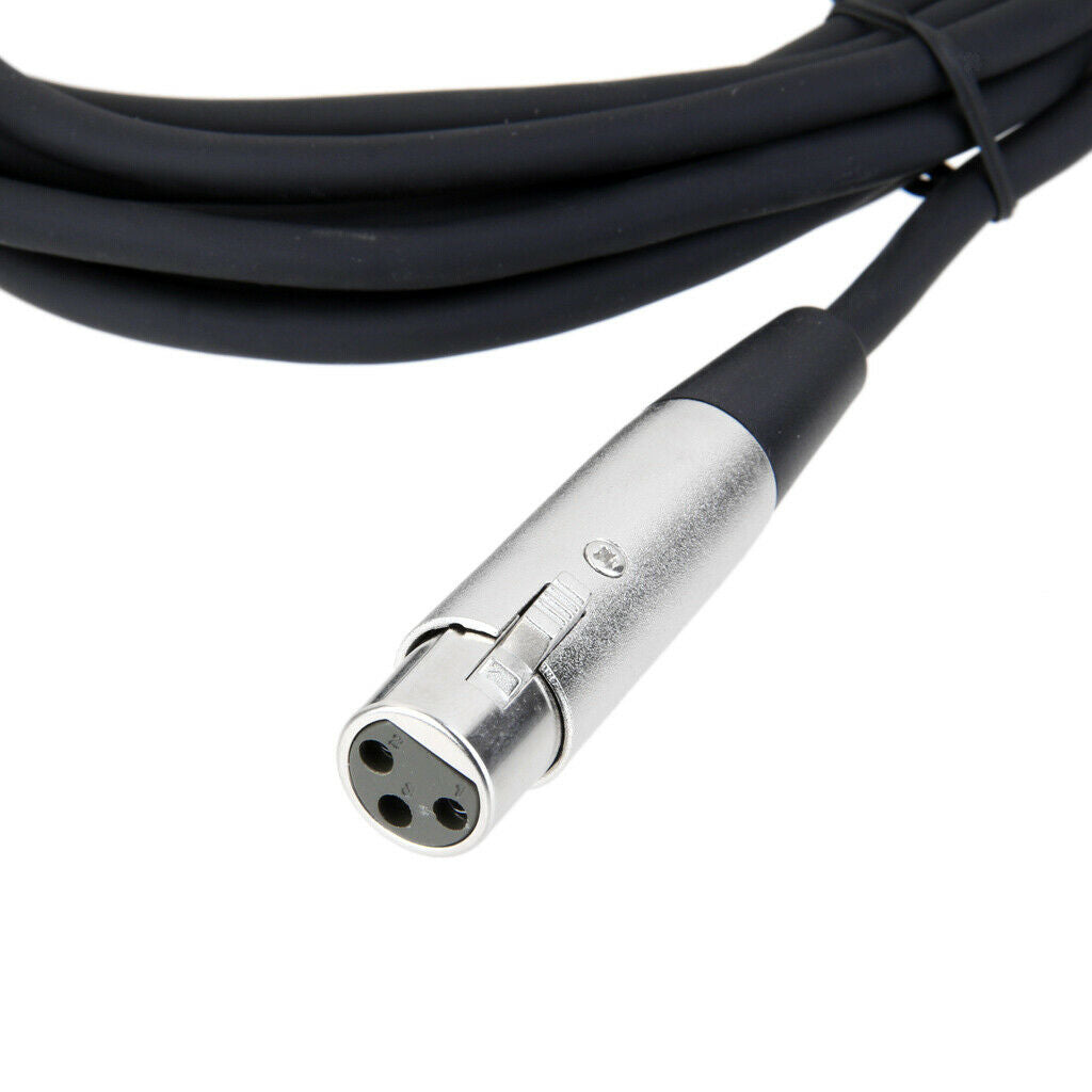 Extended 3 Pin XLR Male To Female Microphone  Microphone Cable Adapter