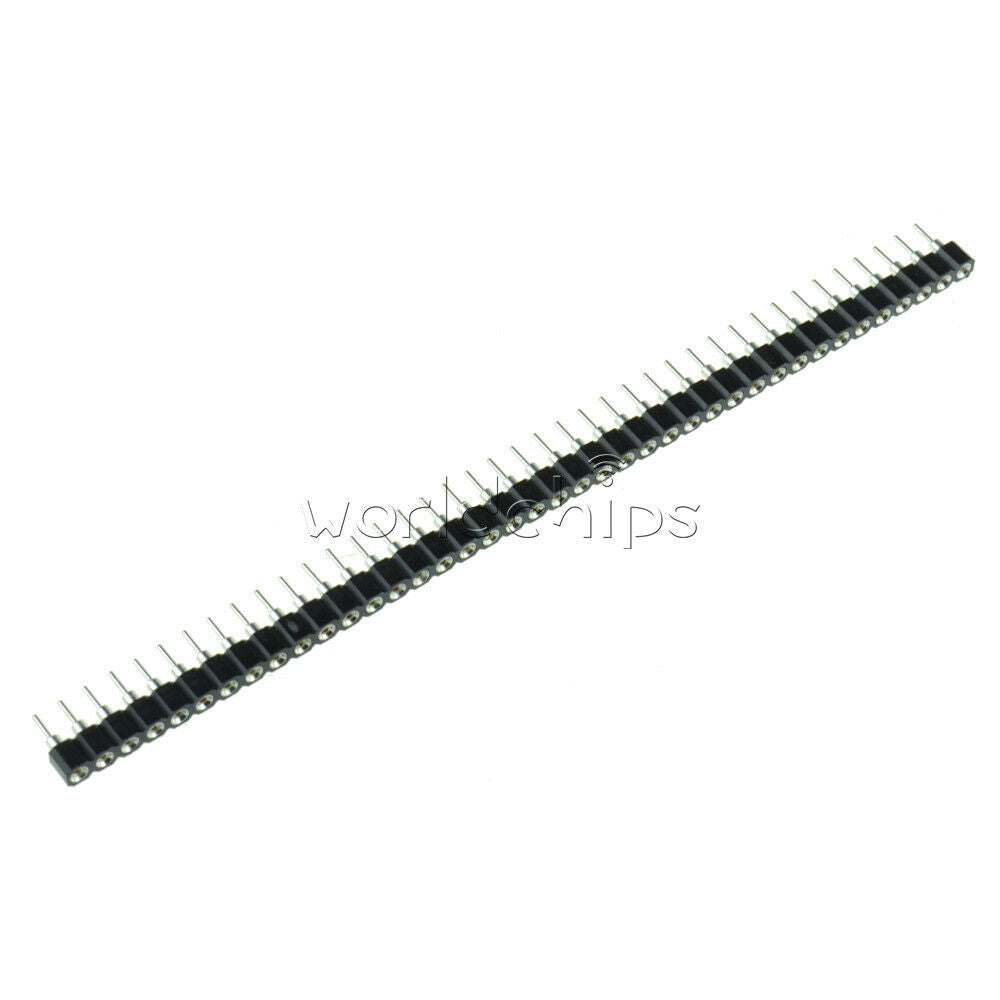 5Pcs PCB Panel Female IC Breakable 2.54mm 40pin Single Row Round Header Socket