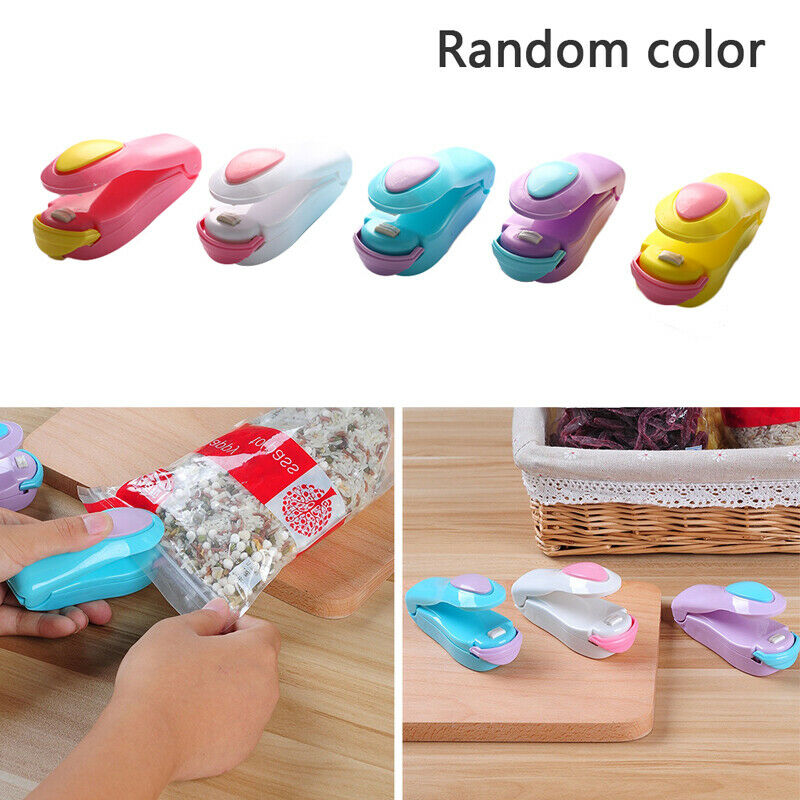 Portable Mini Heat Sealing Machine Plastic Snack Sealing Gadget Storage B.l8