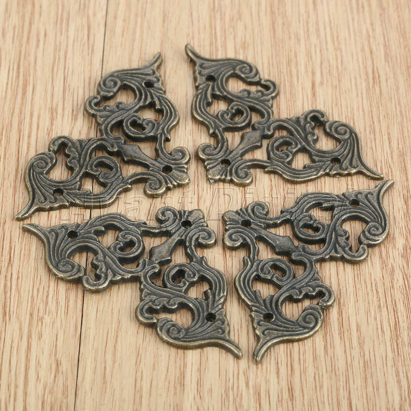 4Pcs 62*35mm Butterfly Jewelry Box Scrapbooking Retro Corner Flatback Protector