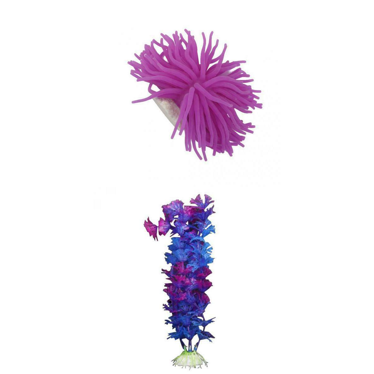 Silicone Coral Decor +20cm Plants For Aquarium