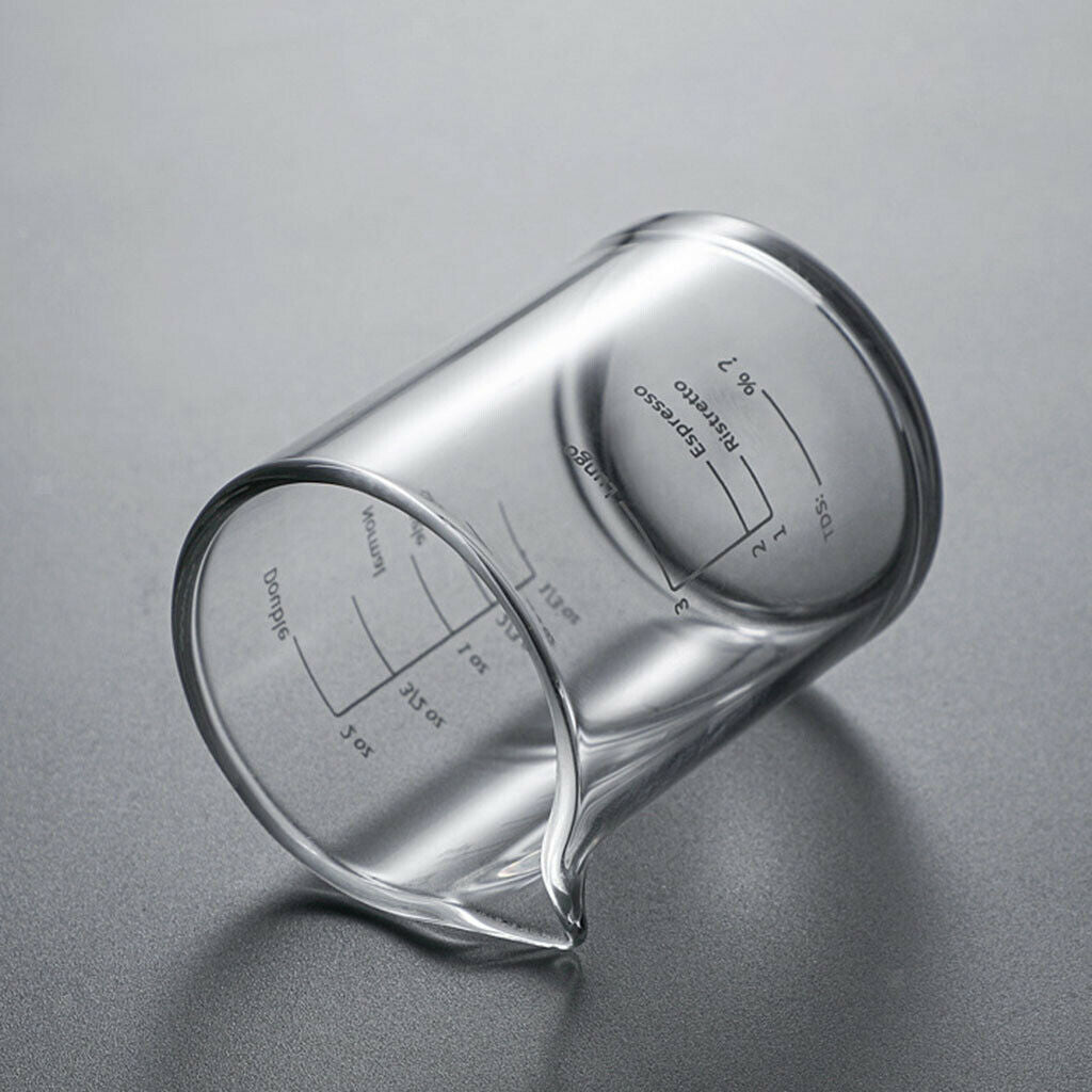 Clear Espresso Shot Glass Heavy Sturdy for Party Kitchen Tool 3.38 oz 100ML