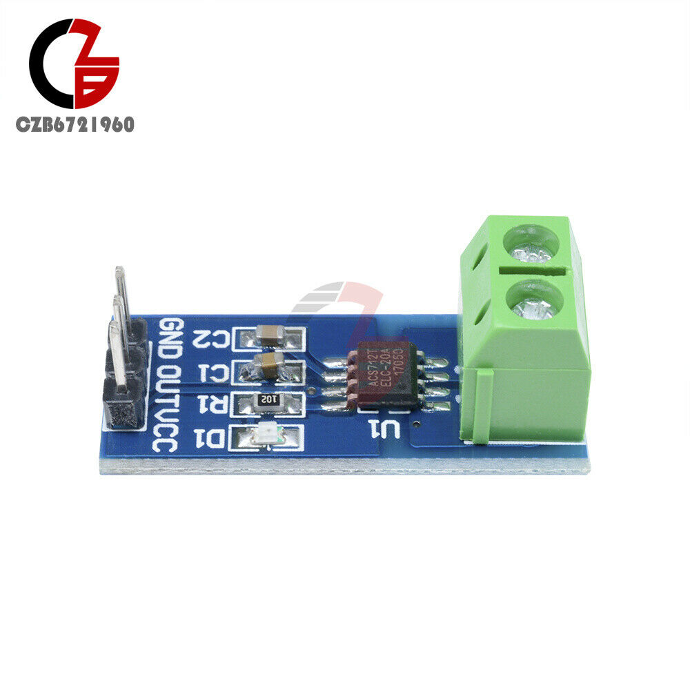 10PCS ACS712 20A Module Measuring Range 5V Current Sensor Hall Board for Arduino