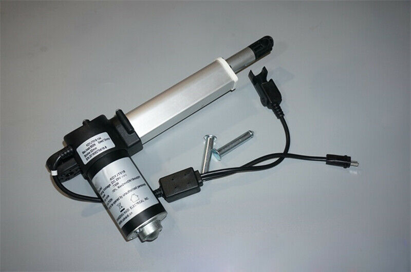 DC 29V 75W Electric telescopic push rod motors stroke 32mm thrust 800N 12mm/S
