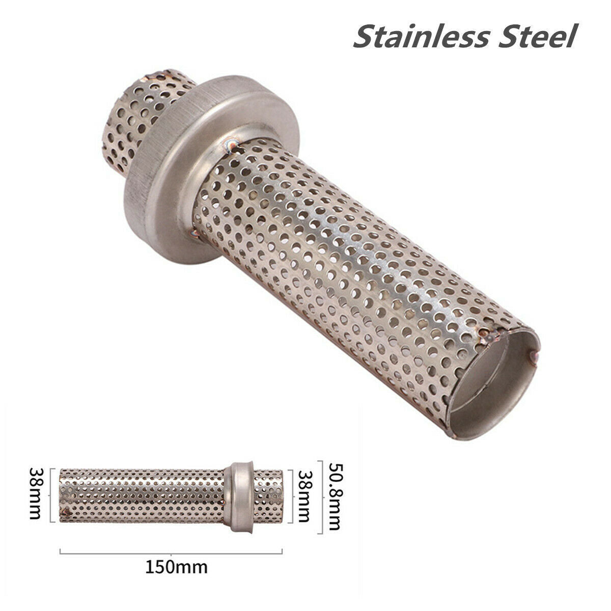 51mm Stainless Steel Motorcycle Exhaust Pipe Muffler Insert Silencer DB Killer