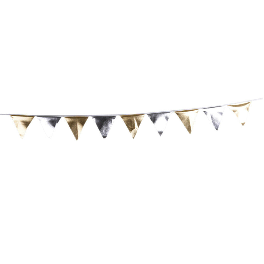 Cotton Flags Banner Hanging Pennant Birthday Party Hollowen Garden Decor G