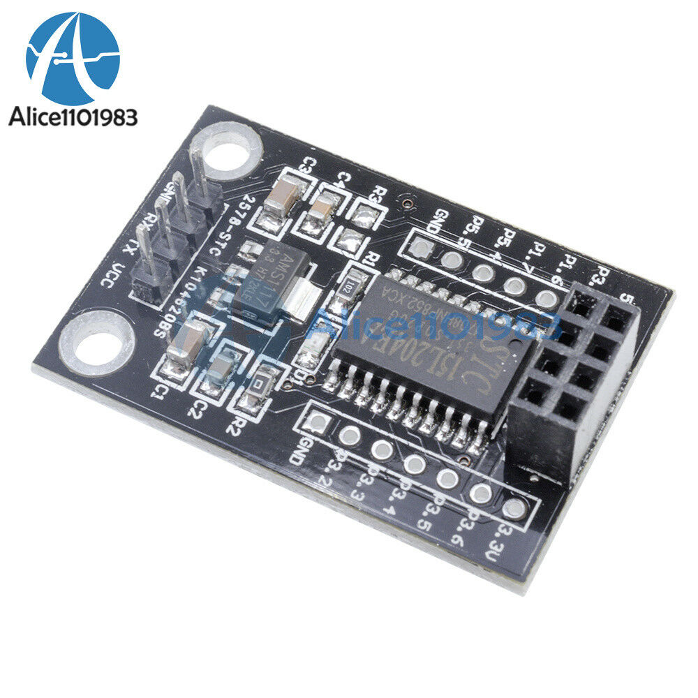 2pcs MCU STC15L204 Wireless Development Board +NRF24L01+UART Interface 5-3.3V