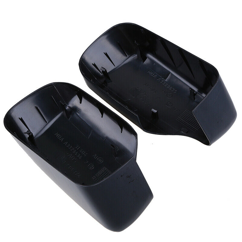 2Pcs Door Side Mirror Cover Cap Matte black For BMW E46 E39 325i 330i 525i 530i