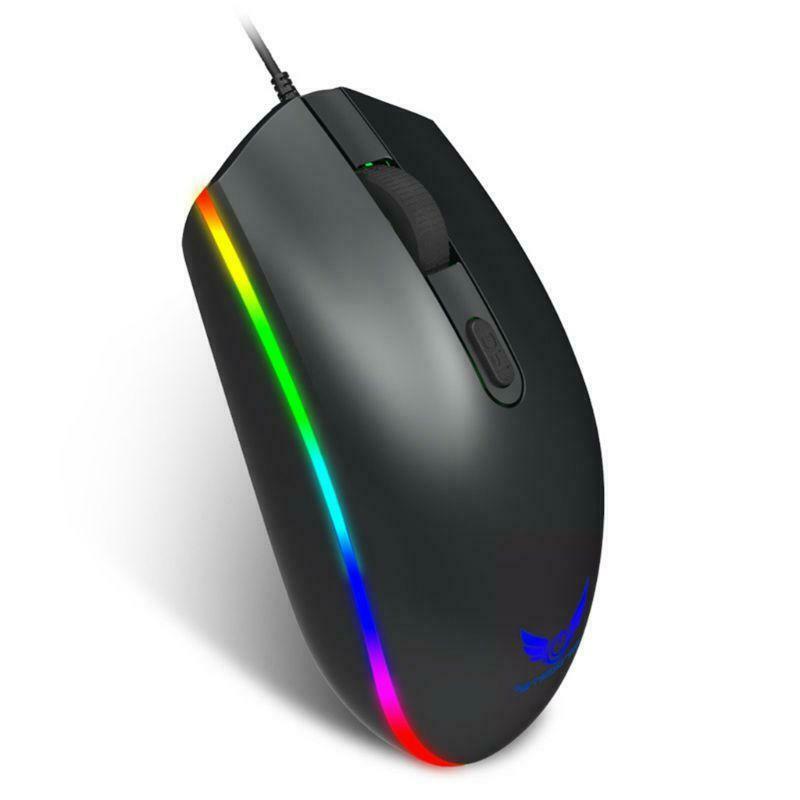 RGB Wired Gaming Mouse Optical Wire Computer Gamer Mice for PC Laptop Notebook