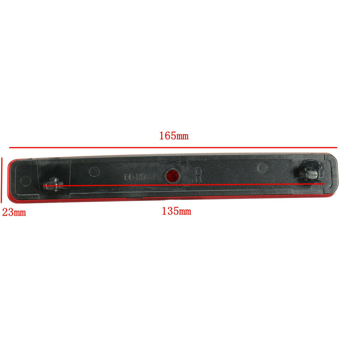 2Pcs Red Rear Left&Right Bumper Reflector Tail Light Bars Brake Parking Warning