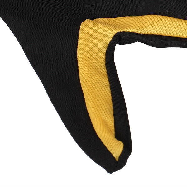Yellow Black 3 Finger Billiard Glove