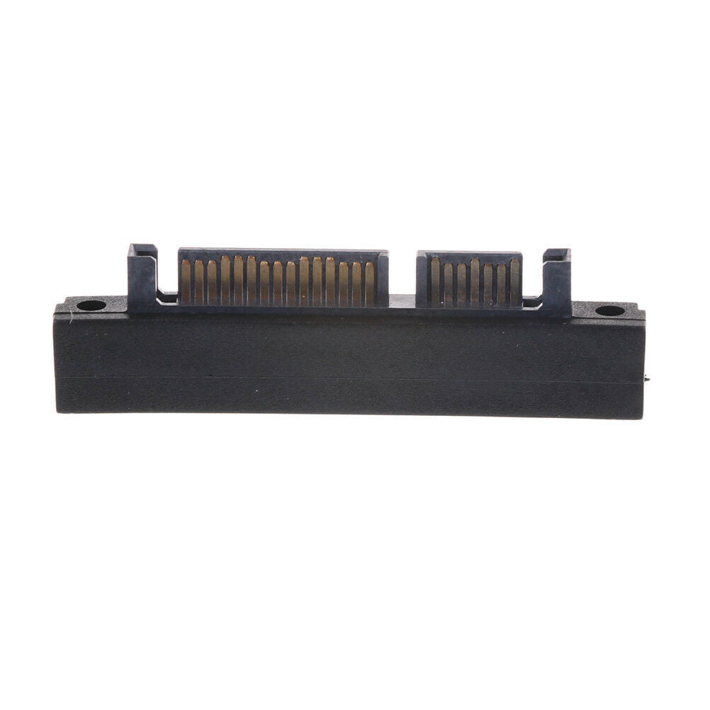Black SATA 7 + 15 Pin 22 Pin Male to 22 Pin Female Right Angle Convertor F.l8