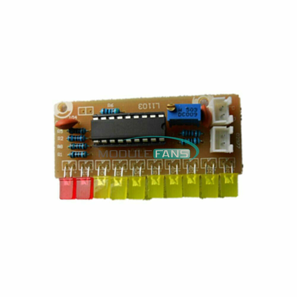10 Audio Level Indicator LM3915 DIY Kit Electronic Audio Indicator Kit