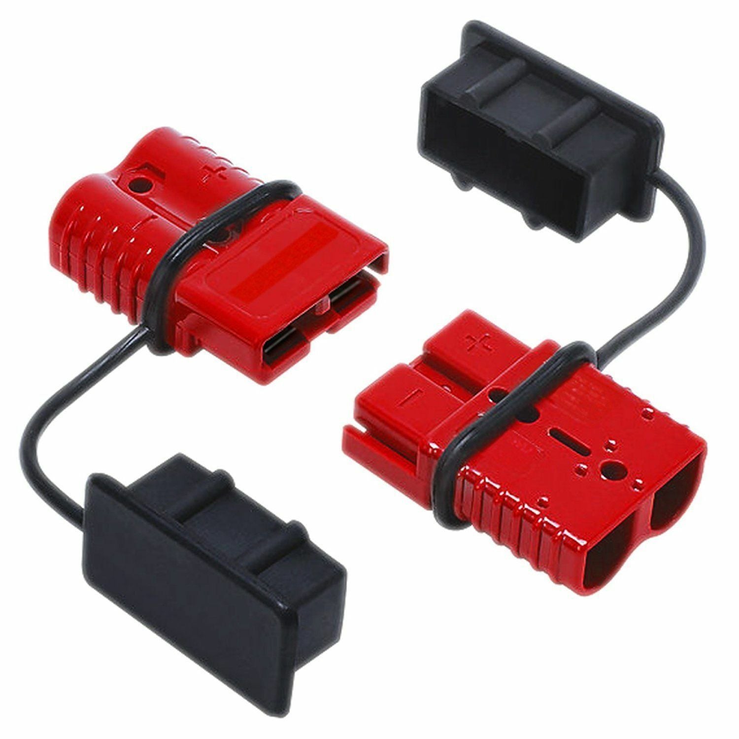 2 pcs Battery Quick Connector Kit Plug Connect Disconnect Winch Trailer 50A  New