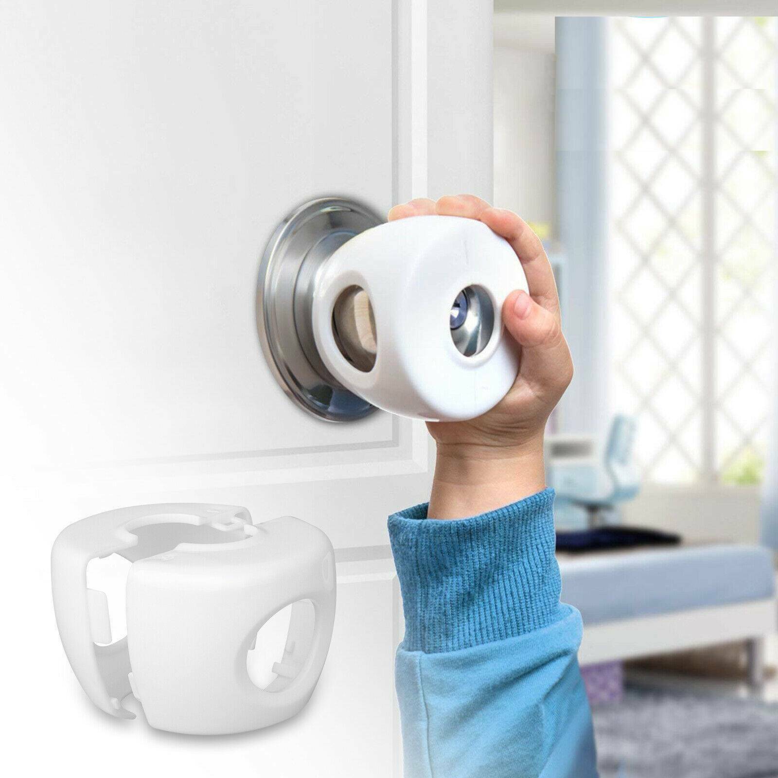 Children Baby Safety Lock Door Knob Cover Child Proof Safe Kids Toddler G.l8