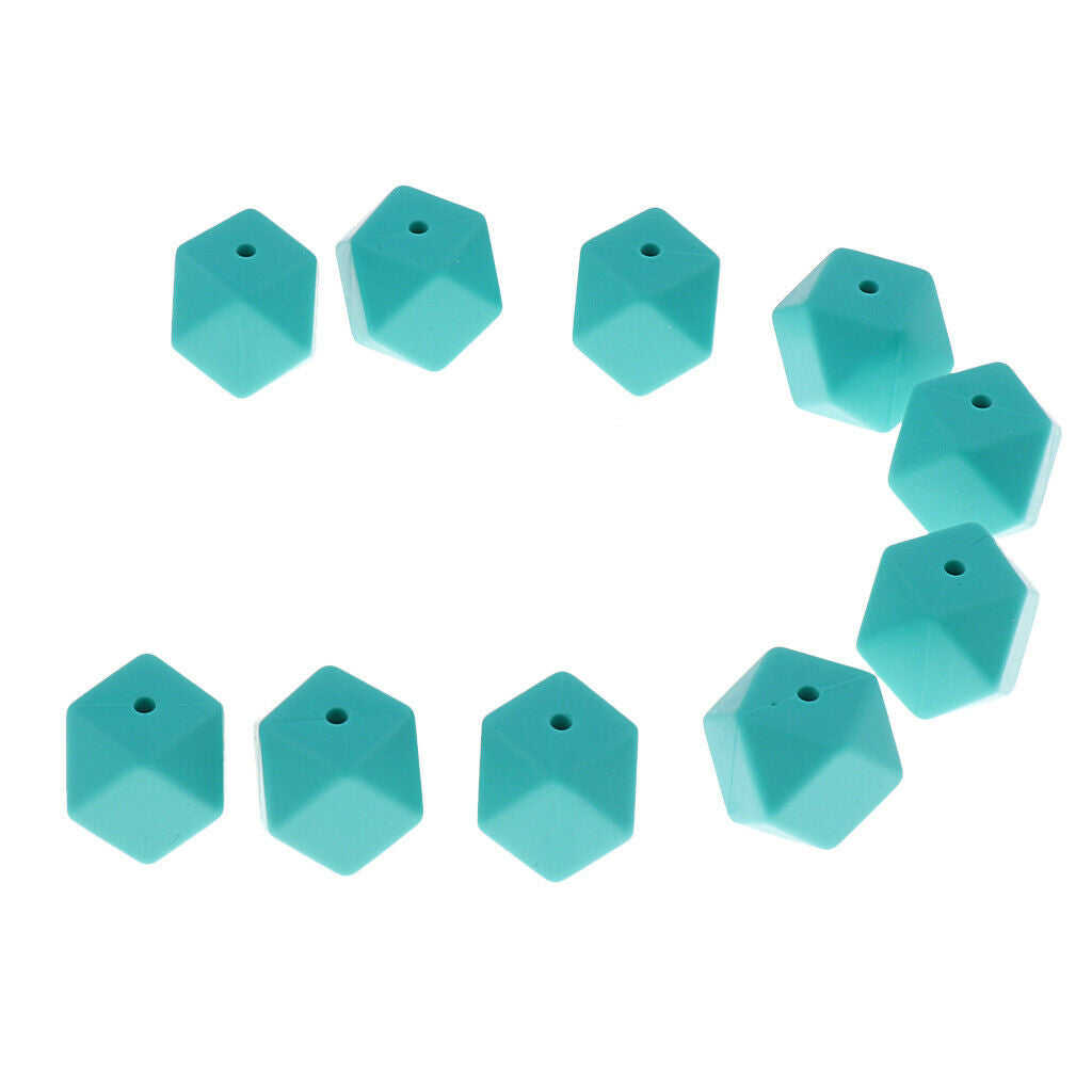 Baby Teething DIY Necklace Teether BPA-Free Beads Silicone Green