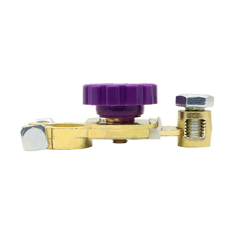 2PCS Pure Copper Car SUV Truck Battery Terminal Disconnect Switch Link Connector