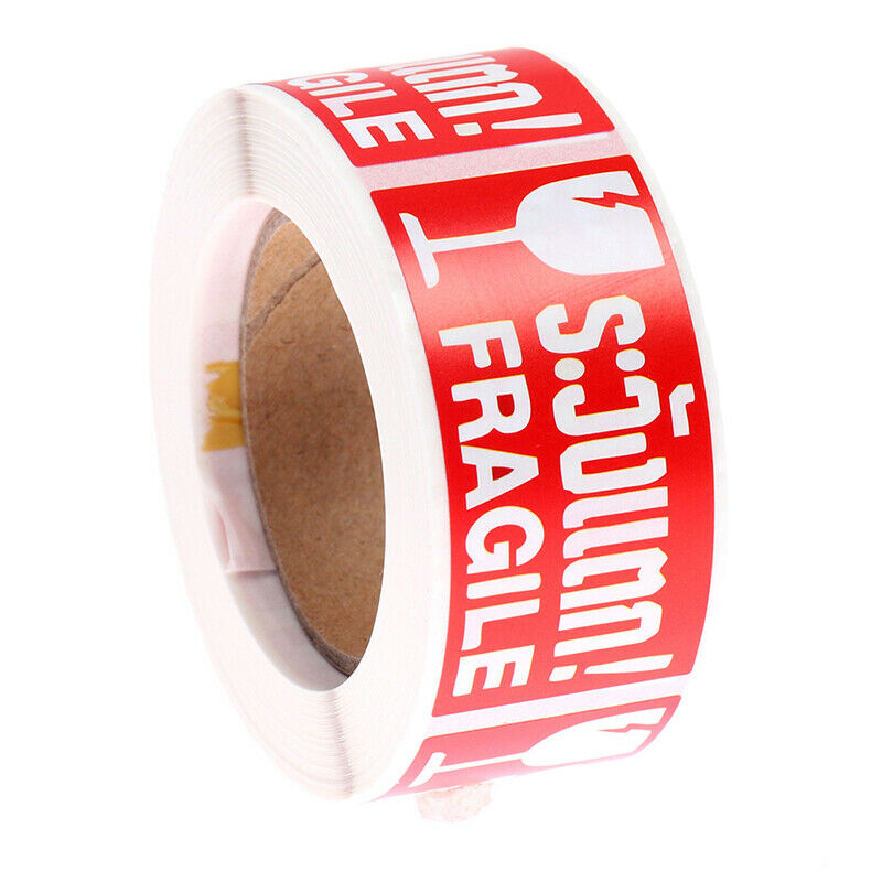 250 Labels Fragile Stickers 1 Roll 2.5cm*5cm Fragile Care Warning Packing LaFCA