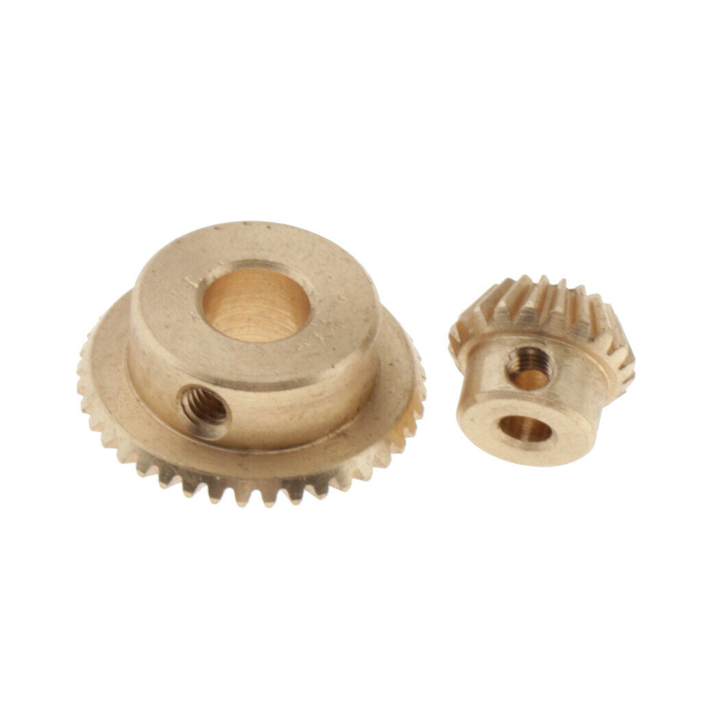 2Pieces 0.5 Modulus Copper Bevel Gear Bevel Wheel Heavy Duty Accessories