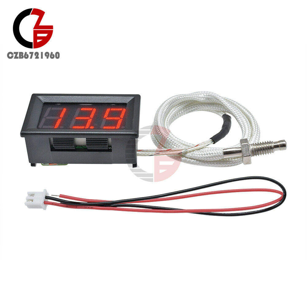 XH-B310 Red Digital Diaplay Thermometer K-type M6 Thermocouple Tester 30°C-800°C