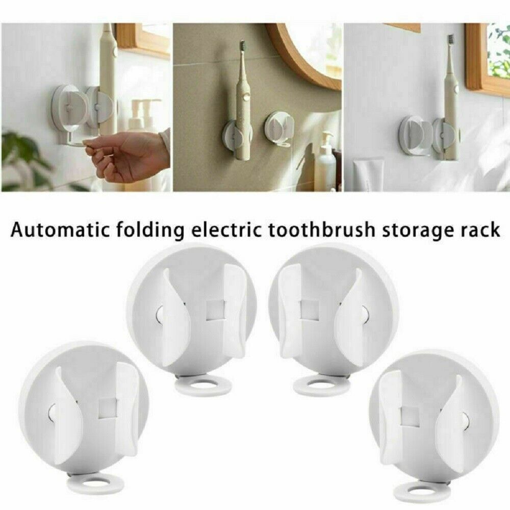 Anti-slip Wall Mounted Electric Toothbrush Stand Release Gravity Holder Bathroom