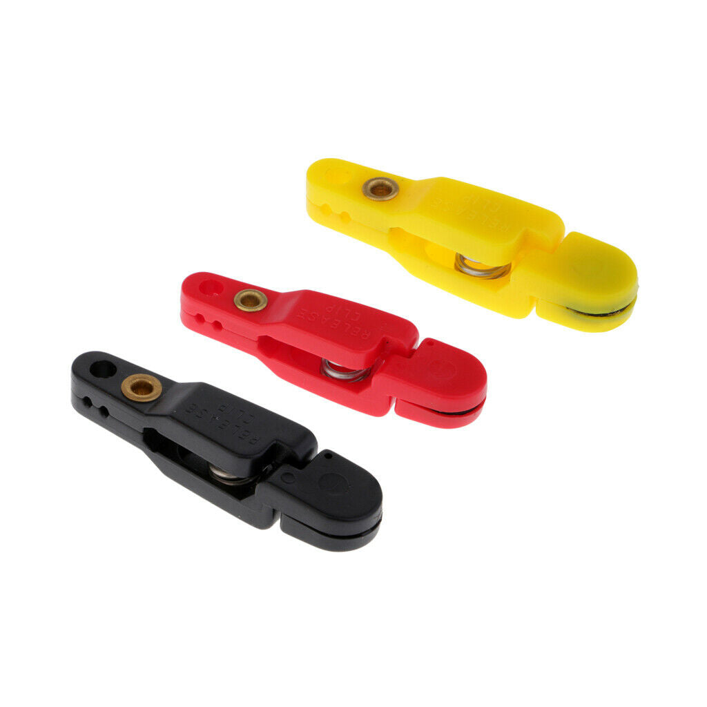 3pcs Snap Release Clips Planer Board Outrigger Downrigger Power Grip Clips
