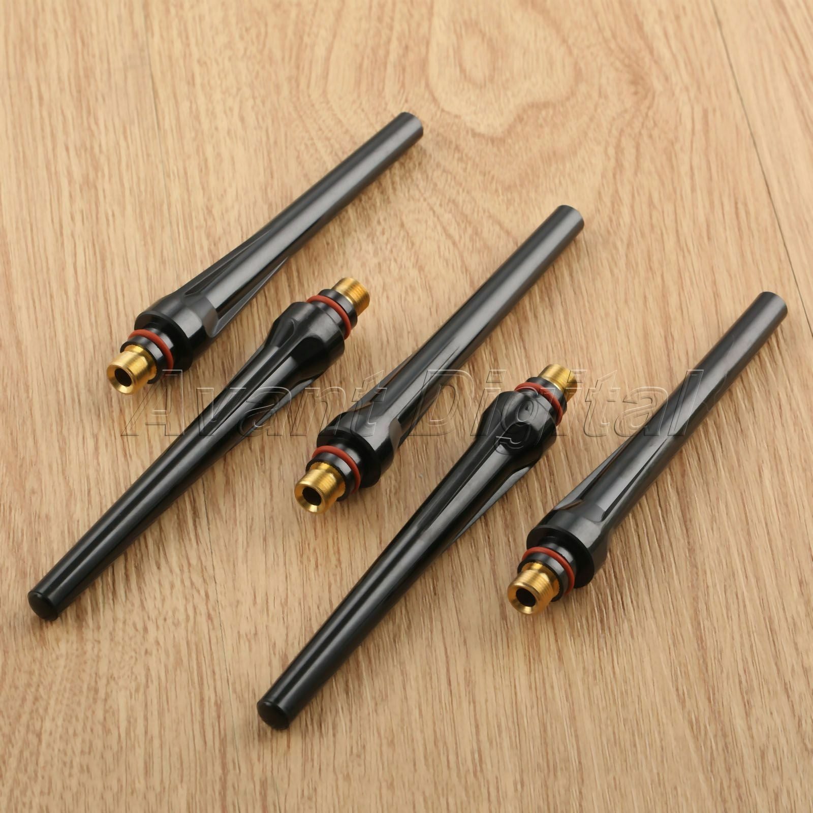 57Y02 TIG Long Back Cap For TIG Welding Torch WP 17 18 26 SR 17 18 Supplies 5PCS