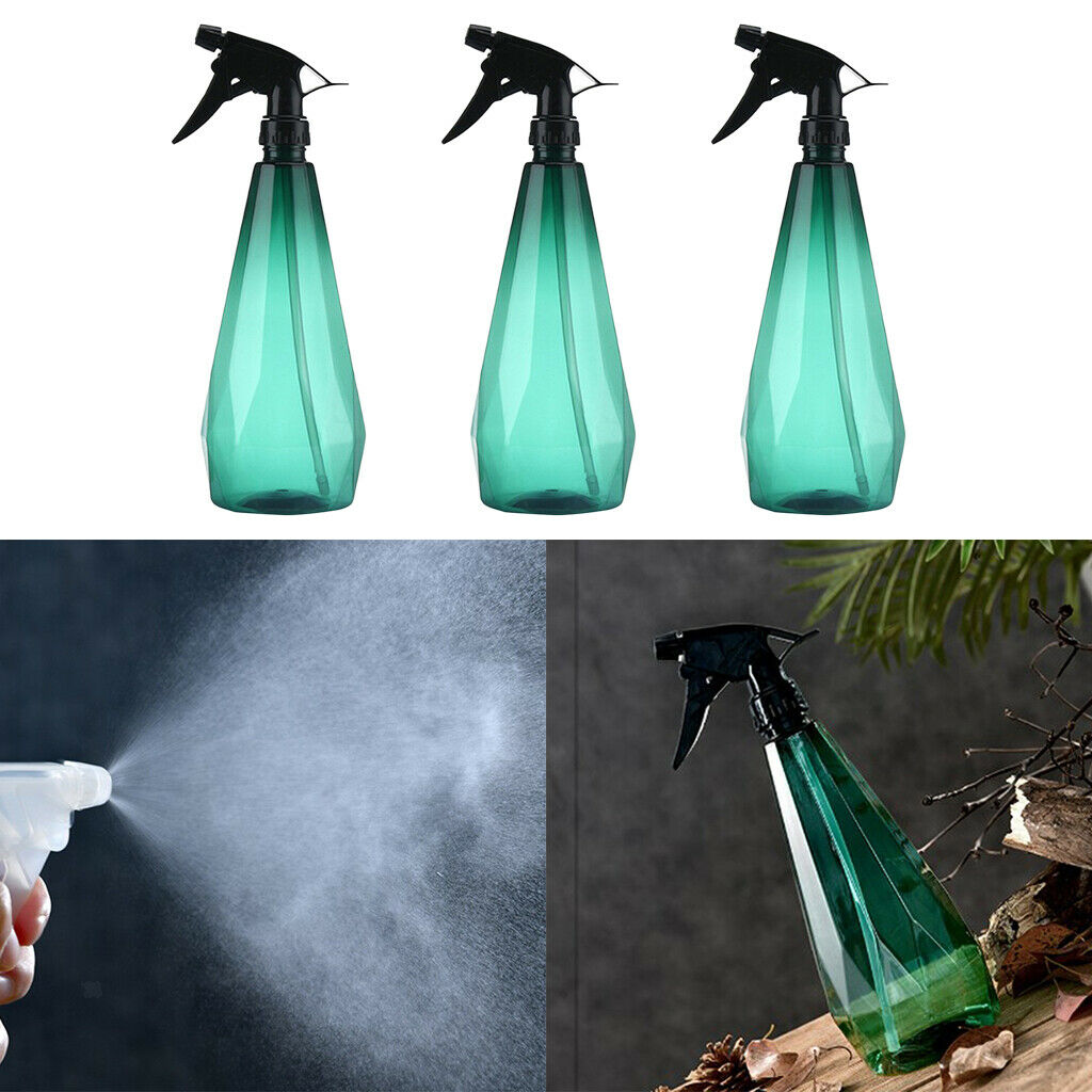 Set of 3 Misting Spray Bottle Plant Watering Can Trigger Sprayer Plant Care