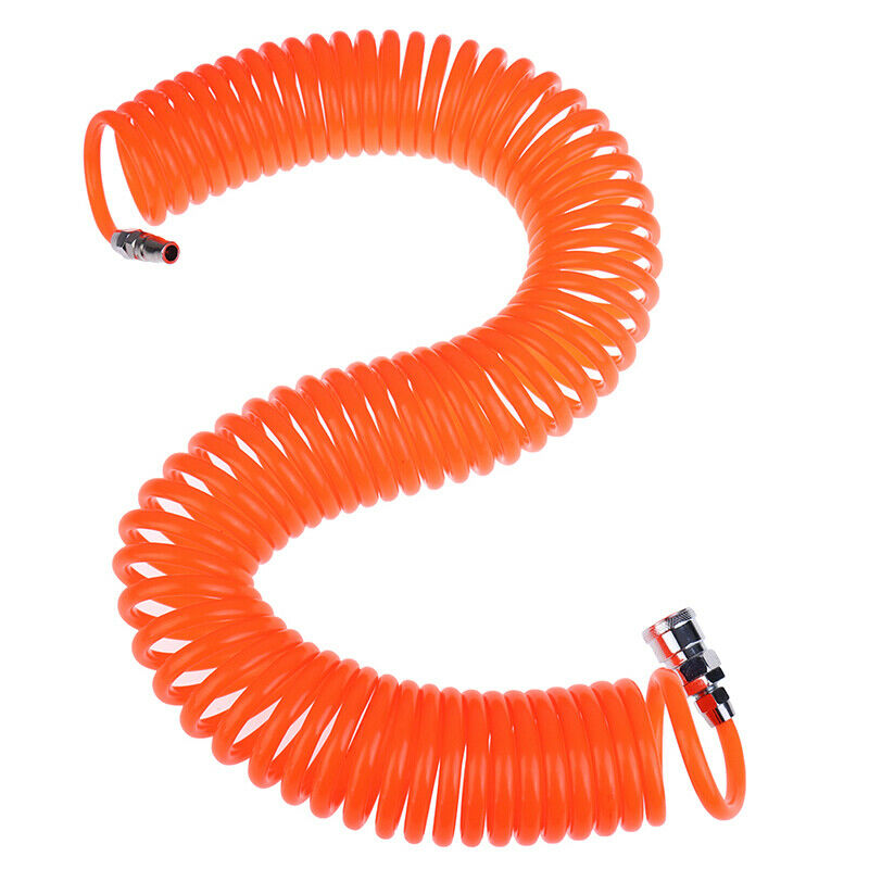 15m Polyurethane PU Air Compressor Hose Tube Pneumatic Hose Spring Air Pipe WF