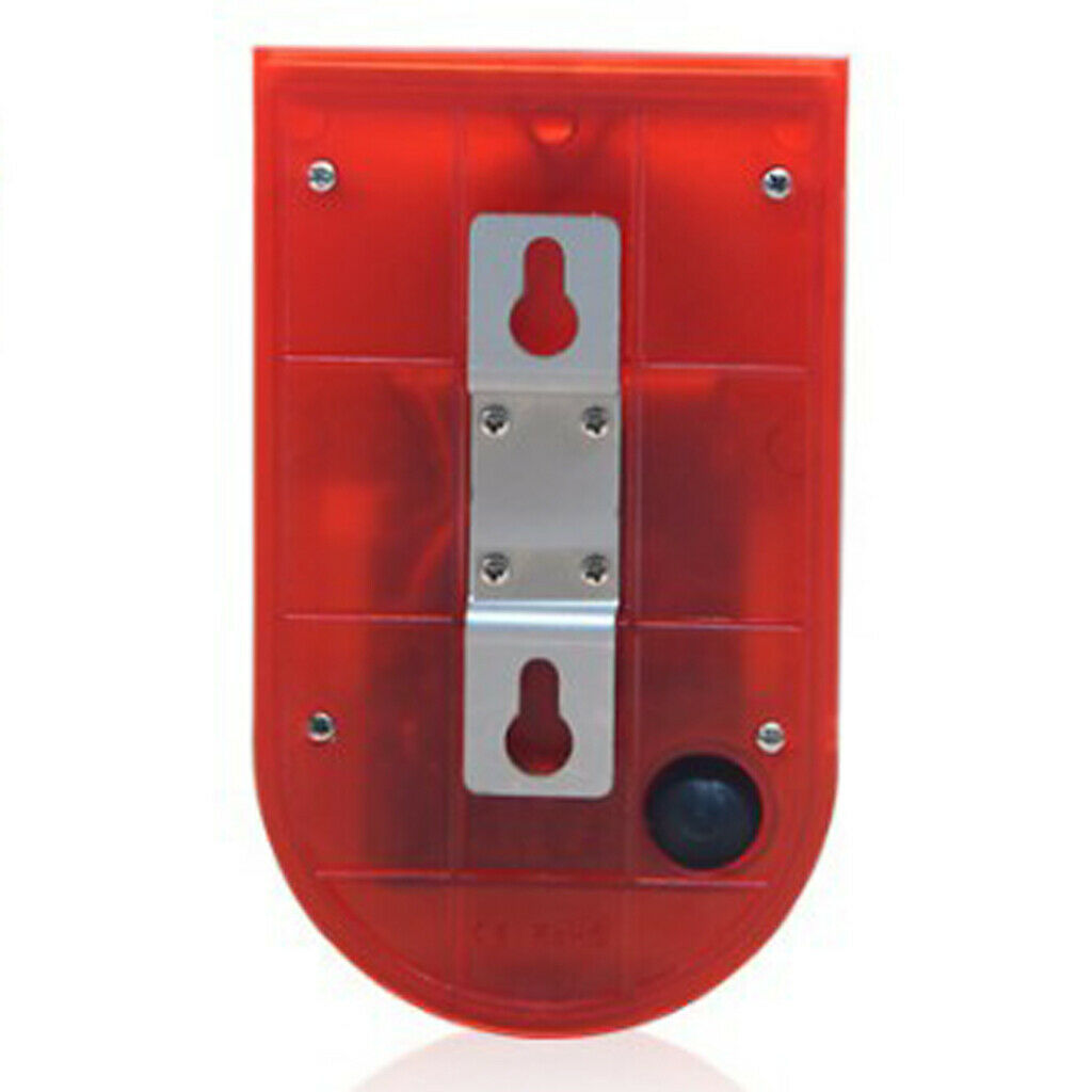 3pcs Solar Powered Sound Alarm Alert Light Flashing Light Alarm System