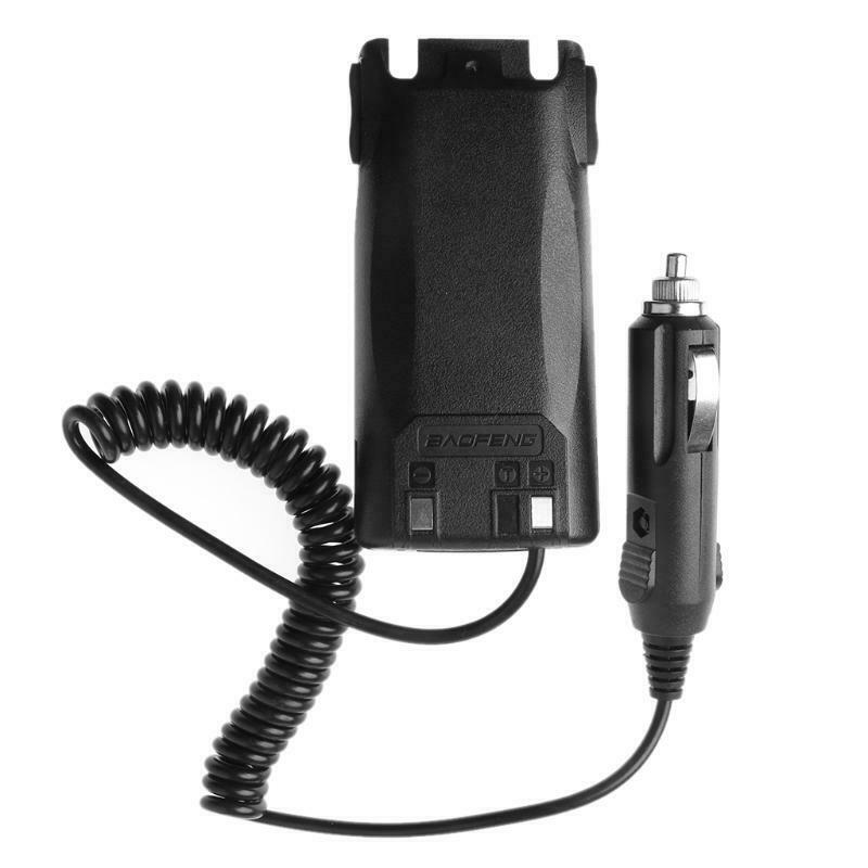 Car Charger Battery Eliminator Adapter For Baofeng UV-82 Radio Walkie Talkie