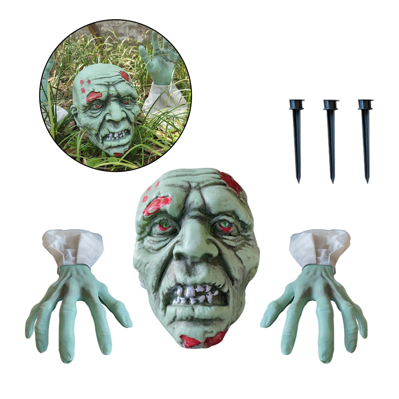 Garden Zombie Decoration Lawn Severed Hands Ornament Yard Stakes Sculpture