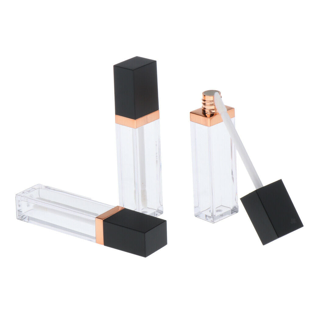 3x Plastic Makeup Lip Gloss Tubes Refillable Lip Tint Eyelash Oil Bottle 7ml