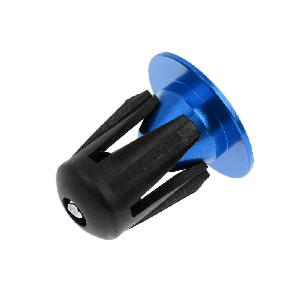 2 Pairs Handlebar End Plugs Caps Stoppers - Aluminum Alloy -MTB Bike Bicycle