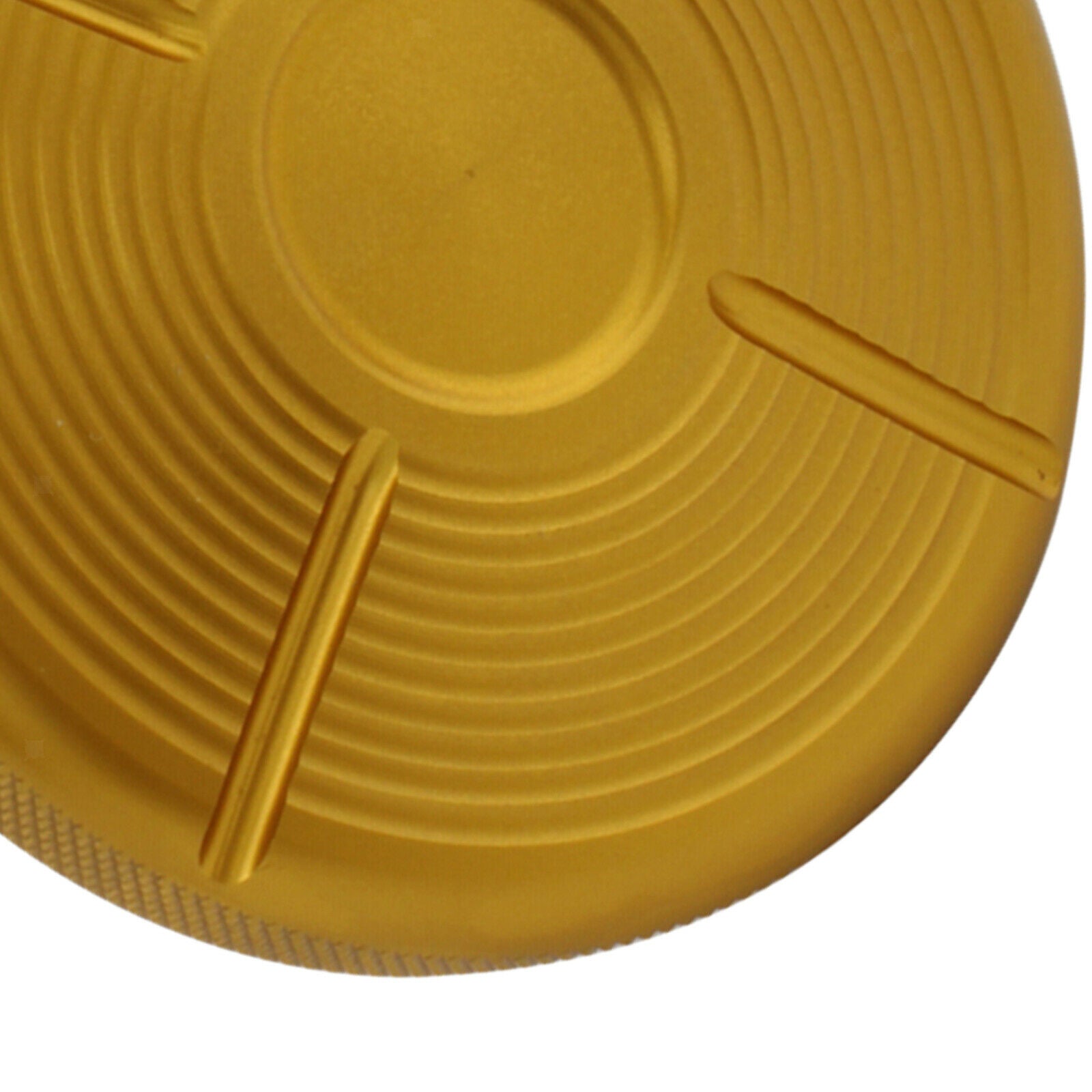 1PC Fuel Tank Gas Cover Aluminum Petrol Cover for BMW R18 Fingerprint Yellow